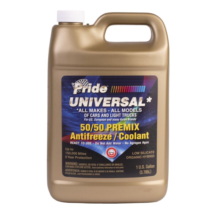 Pride® Universal 50/50 Pre-Mixed Extended Life Antifreeze & Coolant